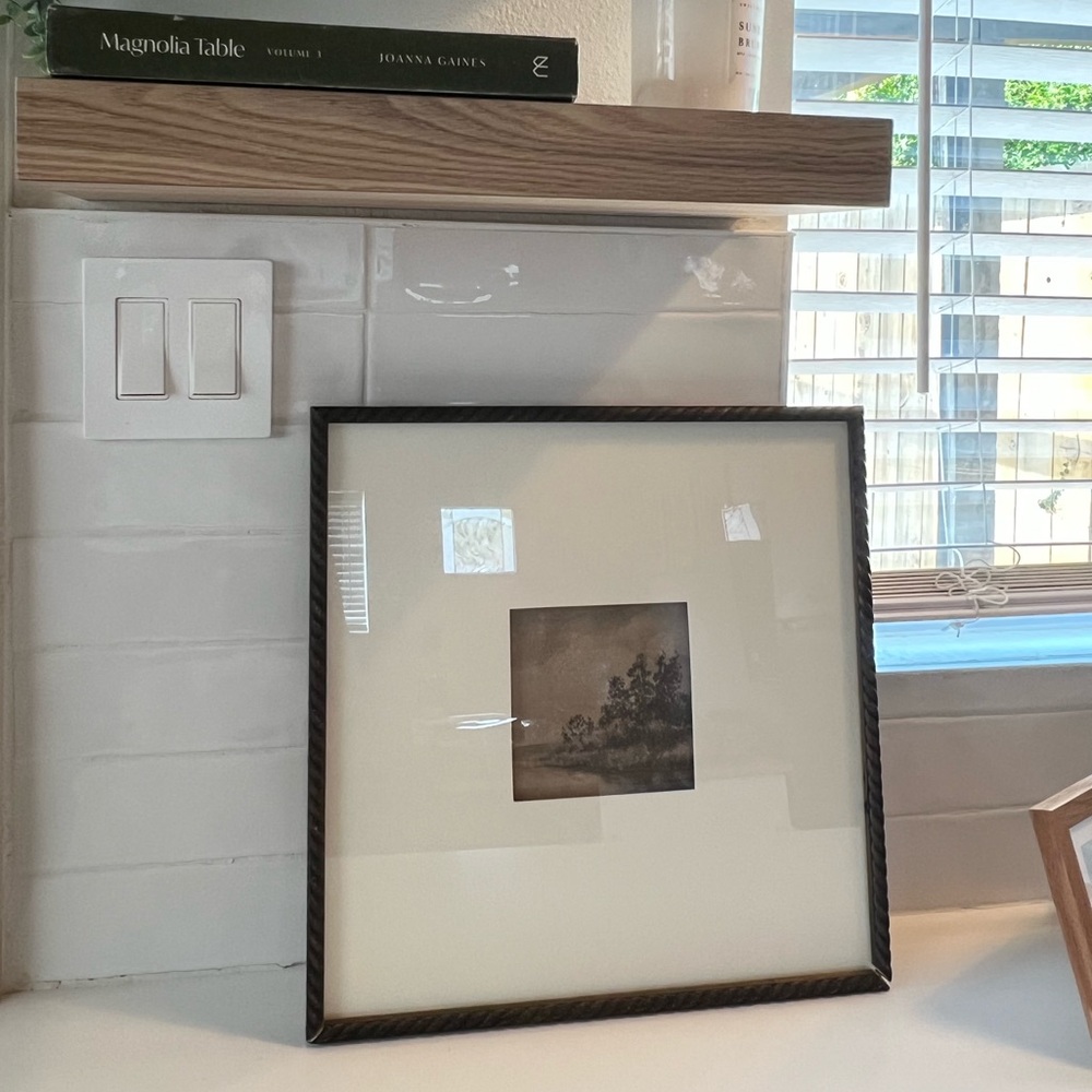 Studio McGee Black and Cream Framed Art